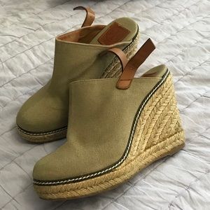 Tory Burch wedges - basically new